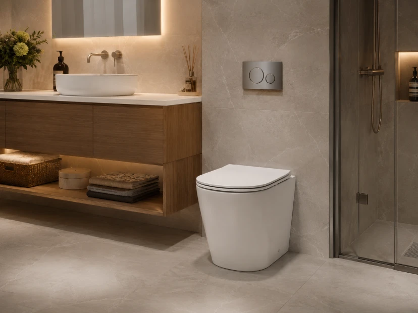 Back To Wall Toilet Pan Only For Trade & Wholesale Buyers — WaterMark & WELS Certified (Model M3059)