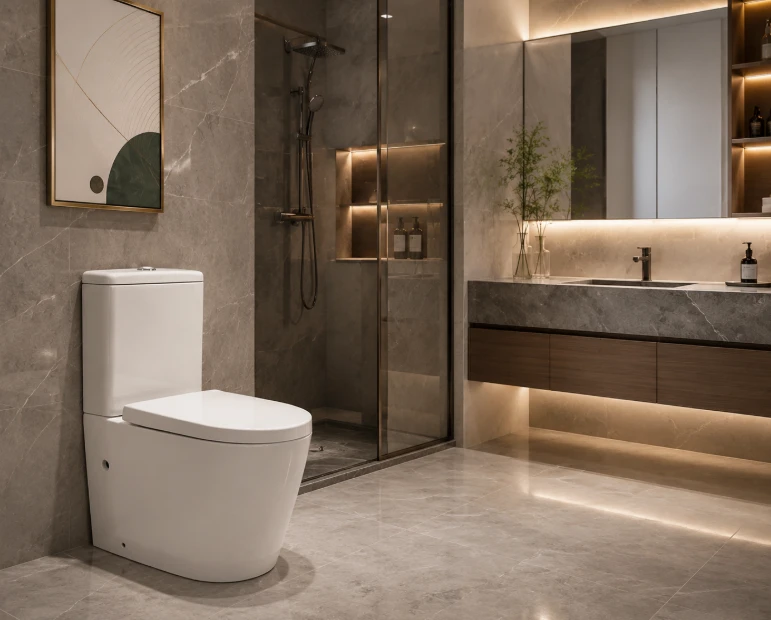 Back To Wall Toilet Suites — WELS-Rated & WaterMark Certified, MOQ 20 For Trade & Project Buyers (Model 2060)