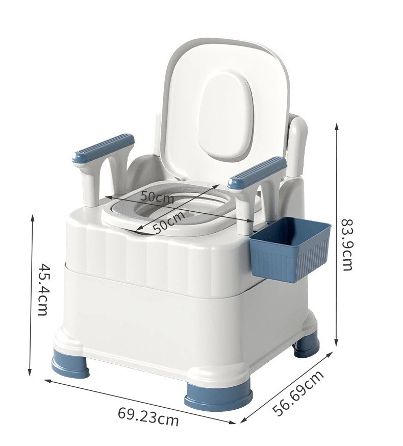 Portable Toilet With Armrest And Adjustable Height For Elderly And Emergency Use best