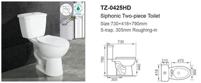 2 Piece Elongated Toilet