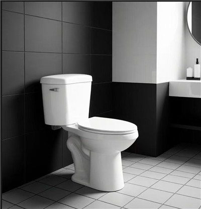 Two-Piece Quiet Siphonic Toilet