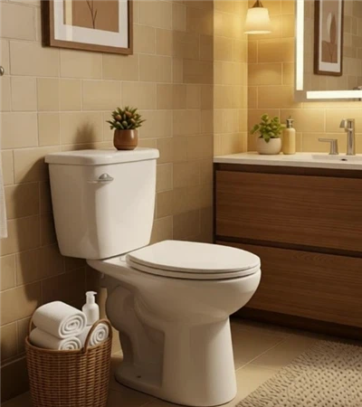 Space Saver Tall Siphonic Two-piece Toilet