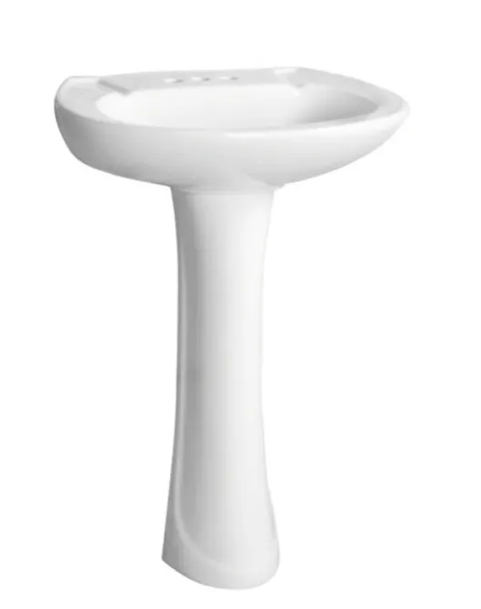 Ceramic Pedestal Bathroom Sinks For Wholesale & Hotel Projects — OEM Manufacturer, Tangshan factory